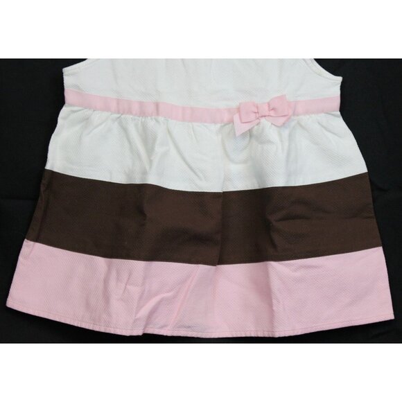 NEW 2008 Gymboree Ice Cream Social Easter Neapolitan Blouse White Chocolate Pink - Picture 3 of 6